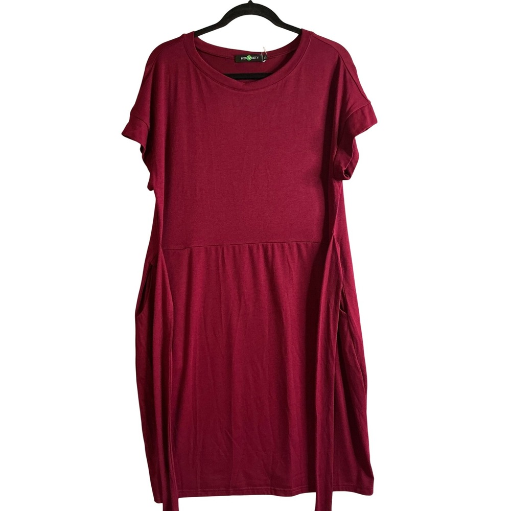 Merokeety Dress Women's‎ Extra Large T-Shirt Dress with Pockets Short Sleeve NWT